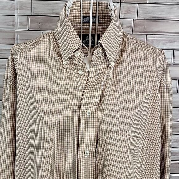 Stafford Men's button-down dress shirt Size 16.5 - Picture 2 of 10
